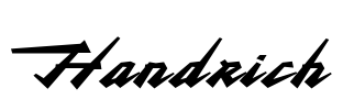 Handrich Font Image
