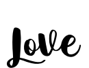 Love Font Image