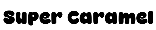 Super Caramel Font Image