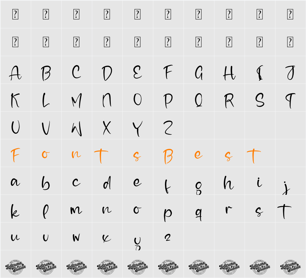 Hunters Fastera DEMO VERSION Character Map