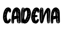 Cadena Font Image