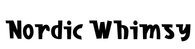 Nordic Whimsy Font Image