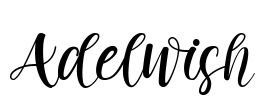 Adelwish Font Image