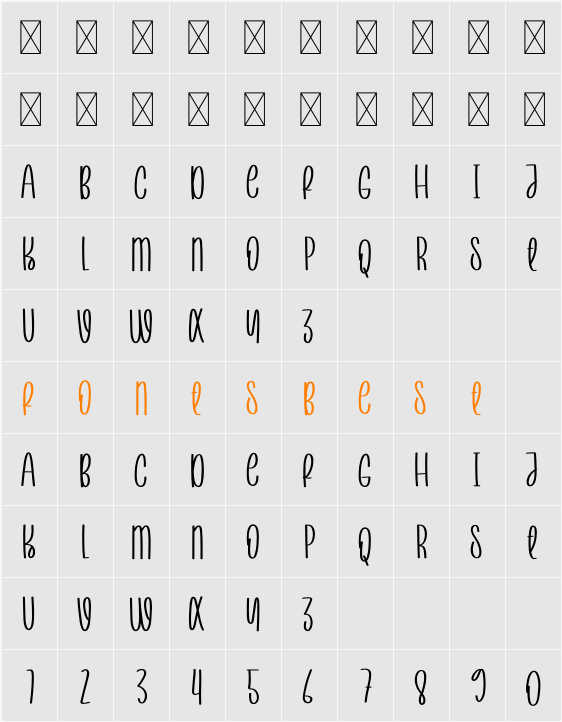 With Snowman Character Map