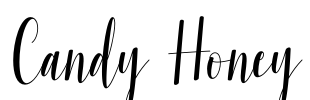 Candy Honey Font Image
