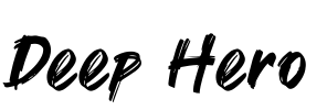 Deep Hero Font Image