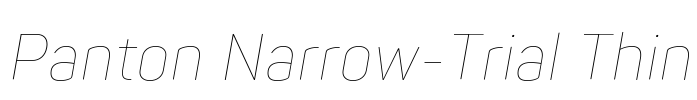 Panton Narrow-Trial Thin
