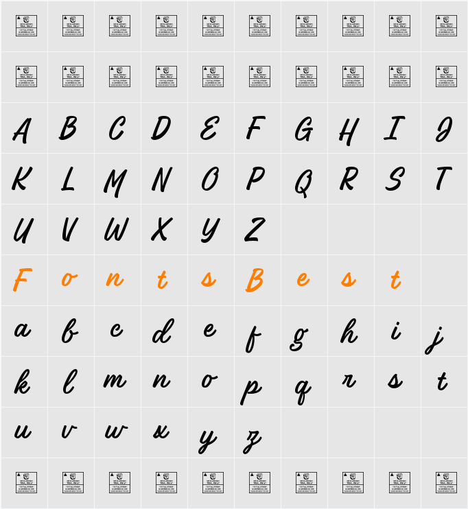 UT South Drink Script Demo Character Map
