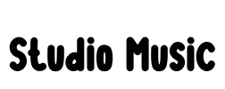 Studio Music Font Image