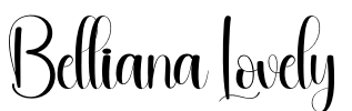 Belliana Lovely Font Image