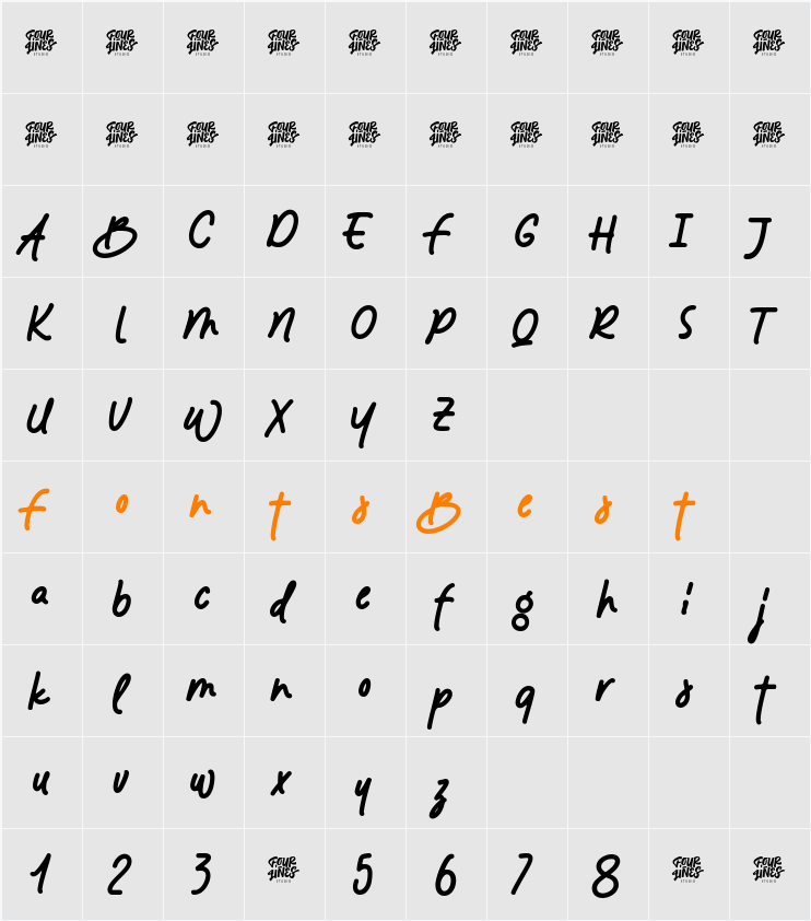 Memoriz Character Map