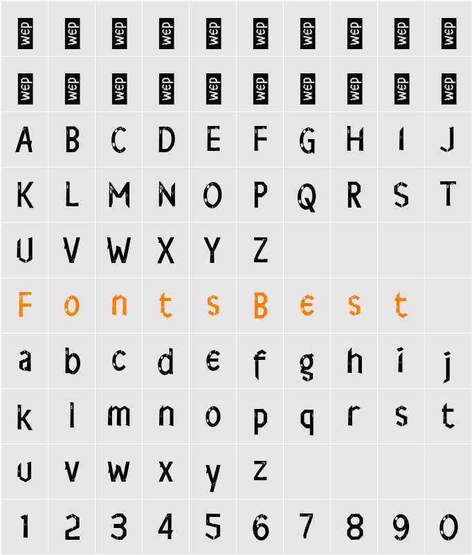 j Jurigen Character Map