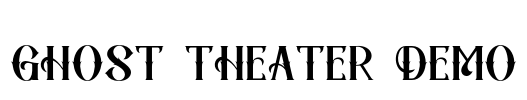Ghost Theater DEMO Font Image
