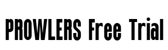 PROWLERS Free Trial Font Image