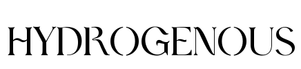 Hydrogenous Font Image