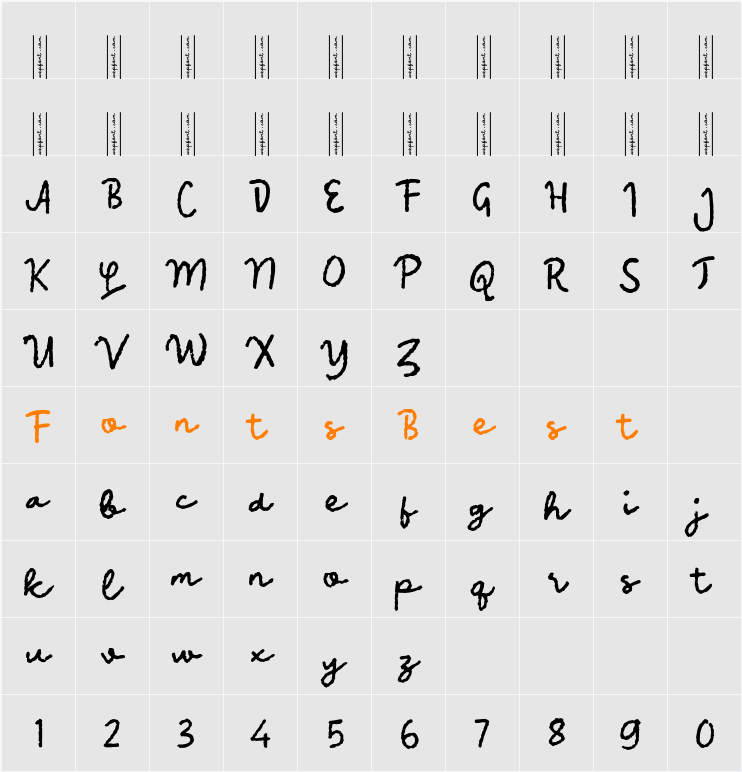 n Nasilya Character Map