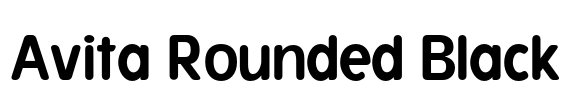 Avita Rounded Black