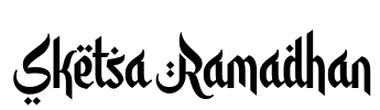 Sketsa Ramadhan Font Image
