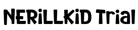 NERILLKID Trial Font Image