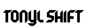 Tonyl Shift Font Image