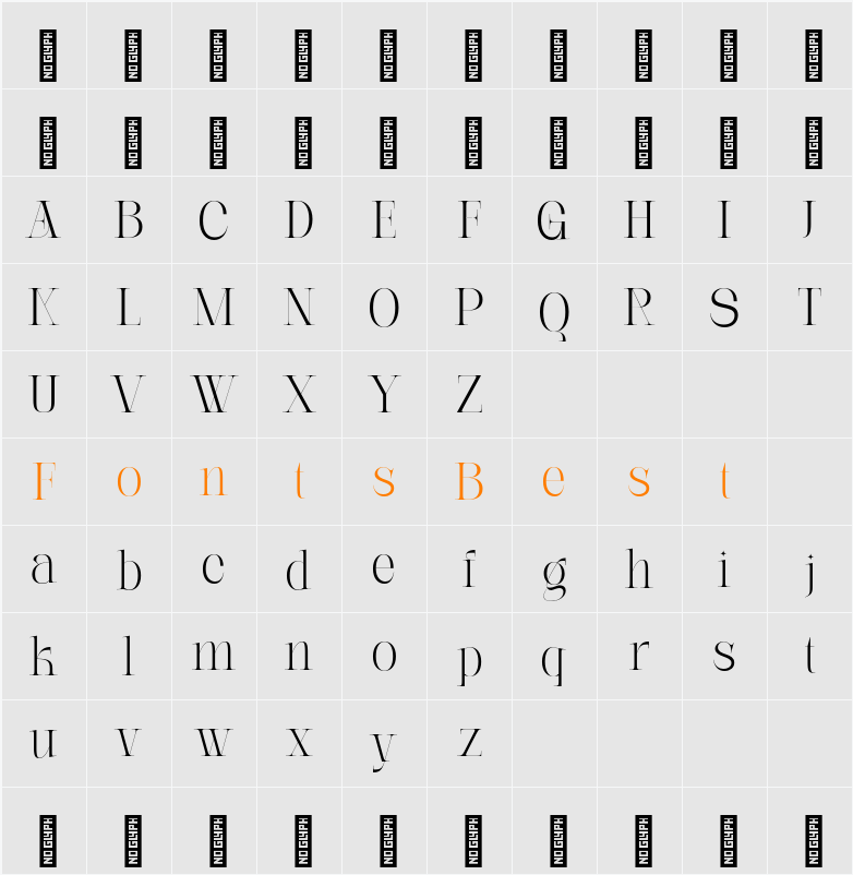 Artik - Demo Version Character Map