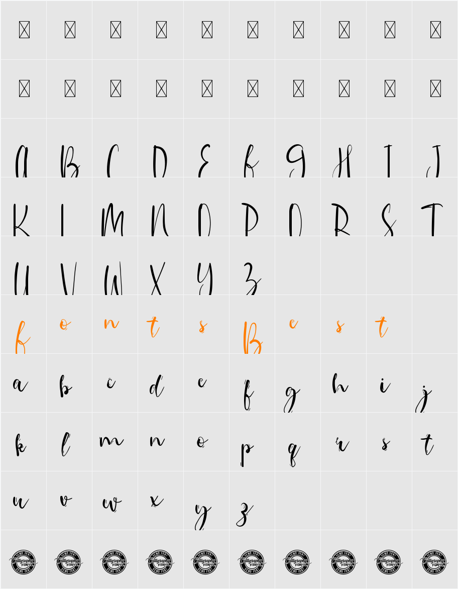 Friday Funny Demo Character Map