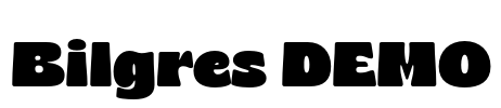 Bilgres DEMO Font Image