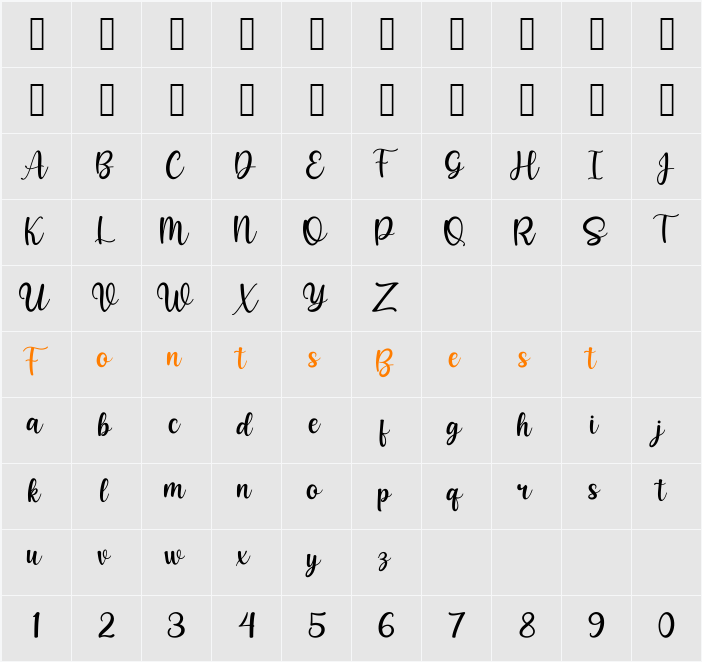 Vitallisa Character Map