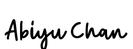 Abiyu Chan Font Image