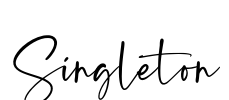 Singleton Font Image