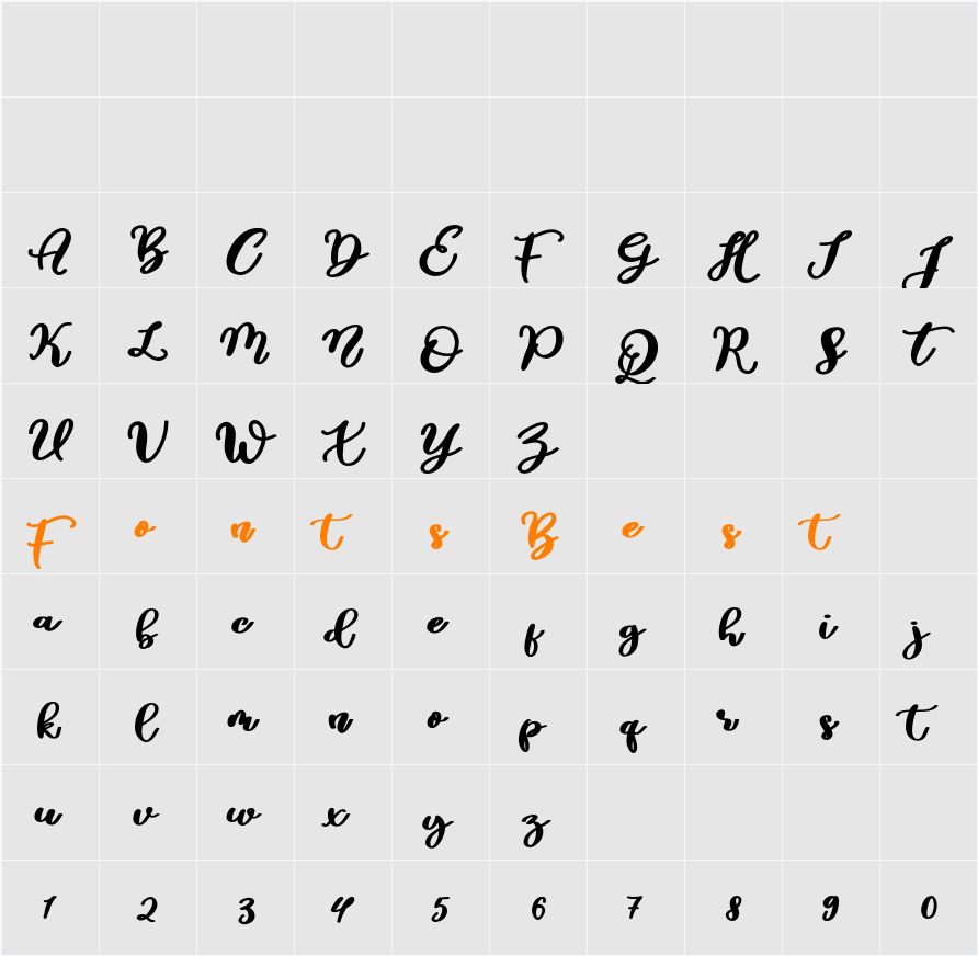 Whimsy Grace Demo Character Map