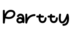 Partty Font Image