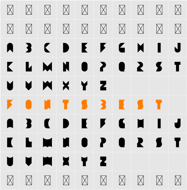 Amneziak Character Map