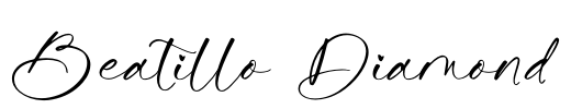 Beatillo Diamond Font Image