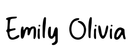 Emily Olivia Font Image