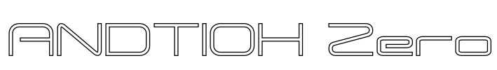 ANDTIOH Zero Font Image