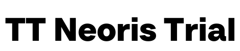 TT Neoris Trial Font Image
