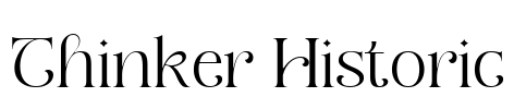 Thinker Historic Font Image