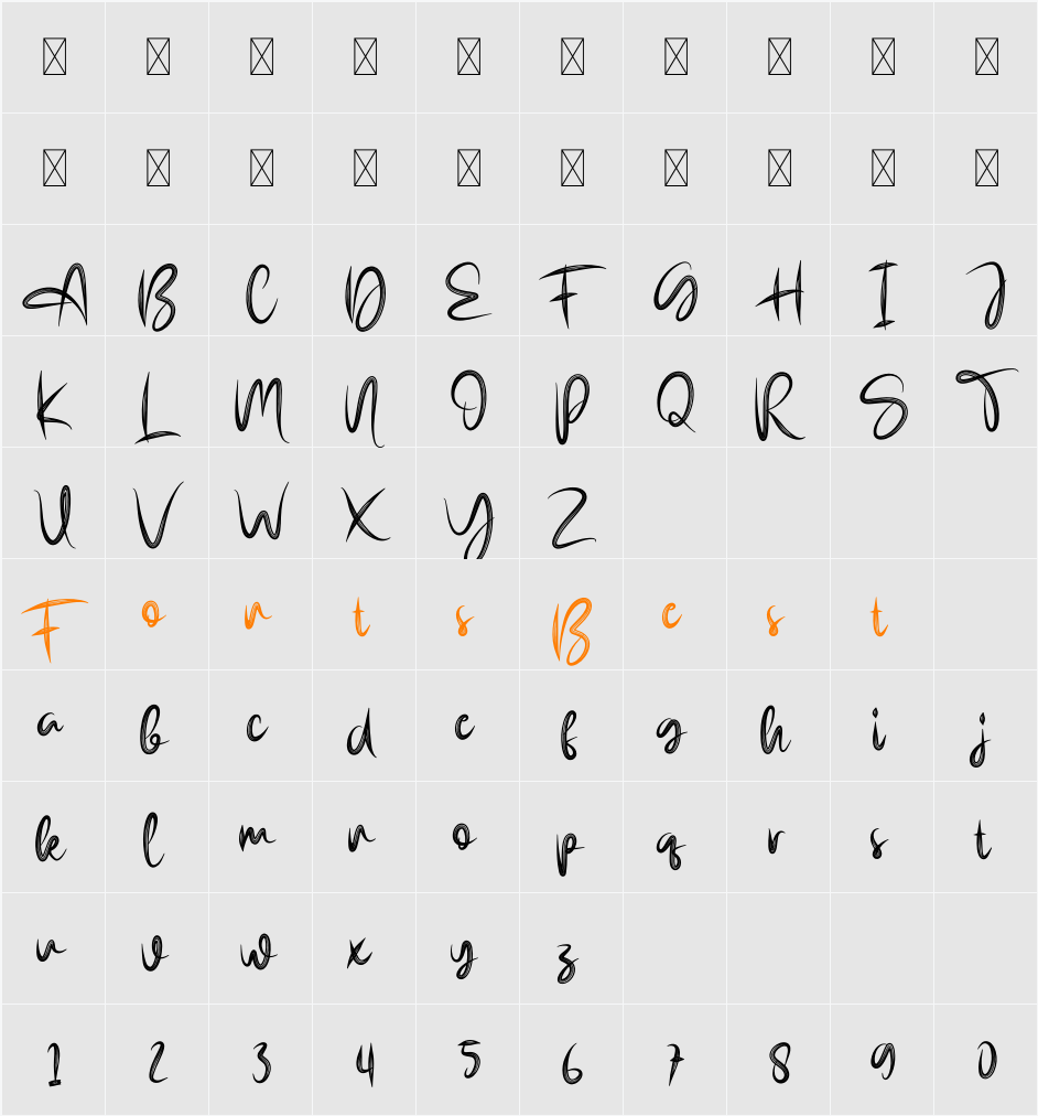Fatherday Character Map