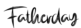 Fatherday Font Image