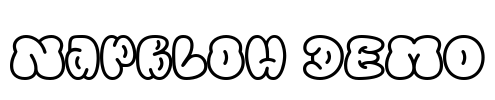 Napblow DEMO Font Image