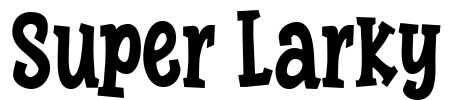 Super Larky Font Image