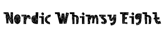 Nordic Whimsy Eight Font Image