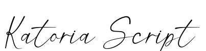 Katoria Script Font Image