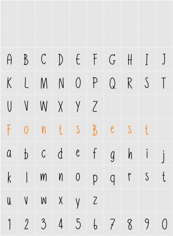 Coolslim Character Map