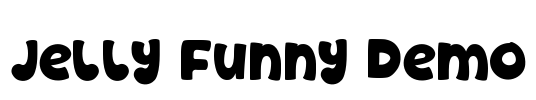 Jelly Funny Demo Font Image