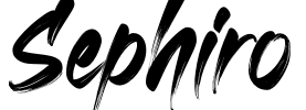 Sephiro Font Image