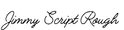Jimmy Script Rough Font Image