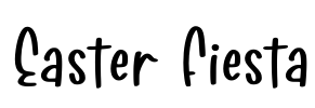 Easter Fiesta Font Image