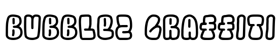 Bubblez Graffiti Font Image